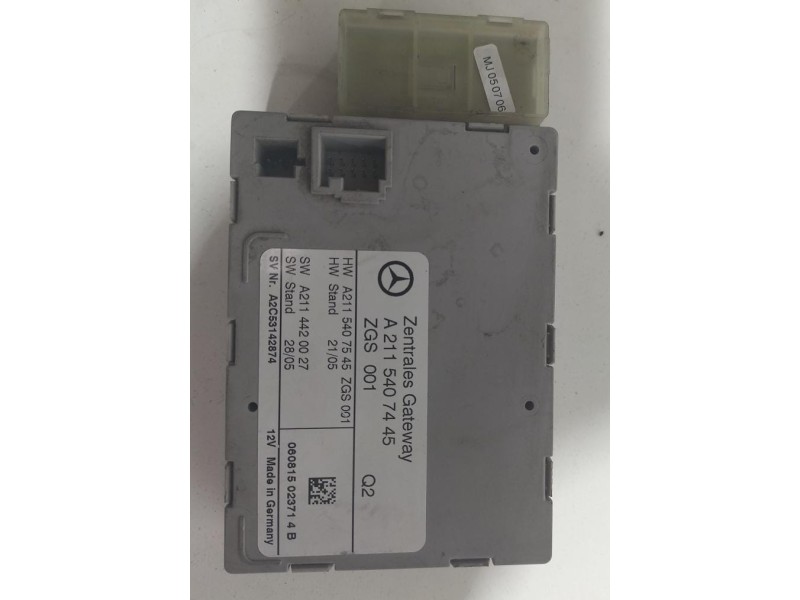 Recambio de modulo electronico para mercedes-benz clase e (w211) berlina e 220 cdi (211.008) referencia OEM IAM A2115407445 7814