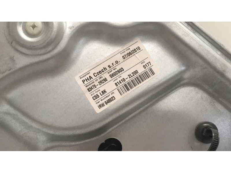 Recambio de elevalunas trasero izquierdo para hyundai i30cw 1.6 crdi cat referencia OEM IAM 814102L000 44440 