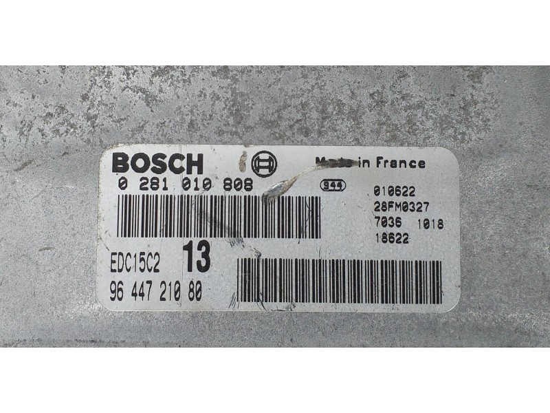 Recambio de centralita motor uce para citroën c5 berlina 2.0 hdi magic referencia OEM IAM 9644721080 70274 R