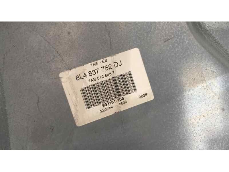 Recambio de elevalunas delantero derecho para seat ibiza (6l1) referencia OEM IAM 6L4837752DJ 44429  Recambio de elevalunas delantero derecho para seat ibiza (6l1) referencia OEM IAM 6L4837752DJ 44429