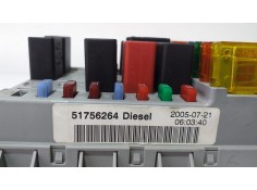 Recambio de caja reles / fusibles para fiat doblo (119) 1.3 16v jtd cat referencia OEM IAM 51756264 70297 R 2
