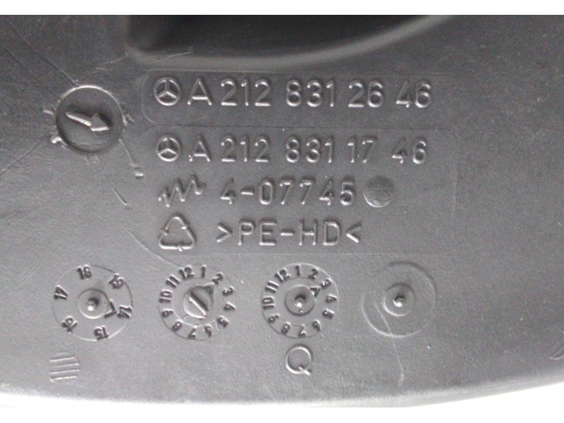 Recambio de tubo para mercedes-benz clase e (w212) familiar 200 cdi blueefficiency (212.205) referencia OEM IAM A2128312646 4981