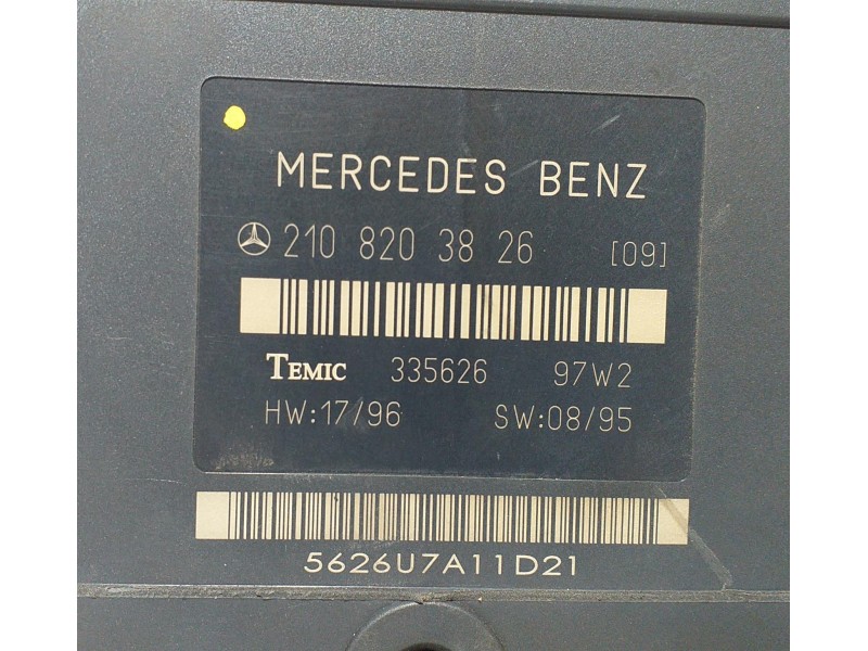Recambio de modulo electronico para mercedes-benz clase e (w210) berlina 240 (210.062) referencia OEM IAM 2108203826 70316 R Recambio de modulo electronico para mercedes-benz clase e (w210) berlina 240 (210.062) referencia OEM IAM 2108203826 70316 R