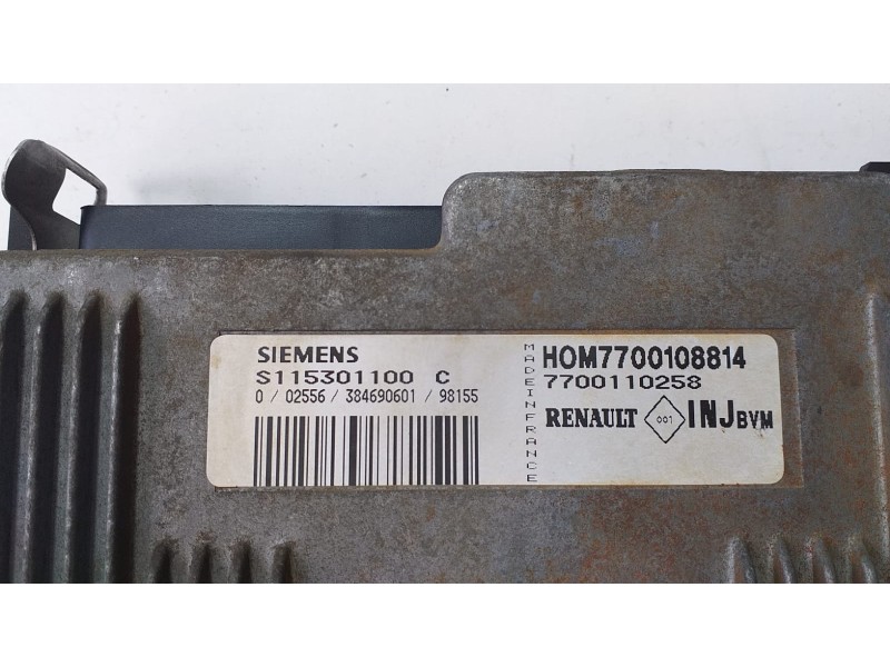 Recambio de centralita motor uce para renault clio ii fase i (b/cbo) 1.4 alize referencia OEM IAM 7700108814 70344 R