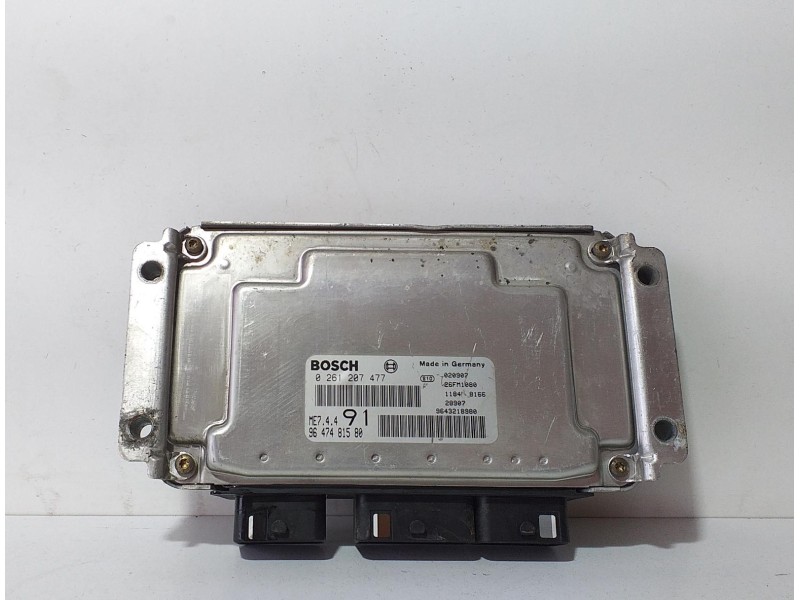 Recambio de centralita motor uce para peugeot 206 berlina quicksilver referencia OEM IAM 9647481580 70379 R