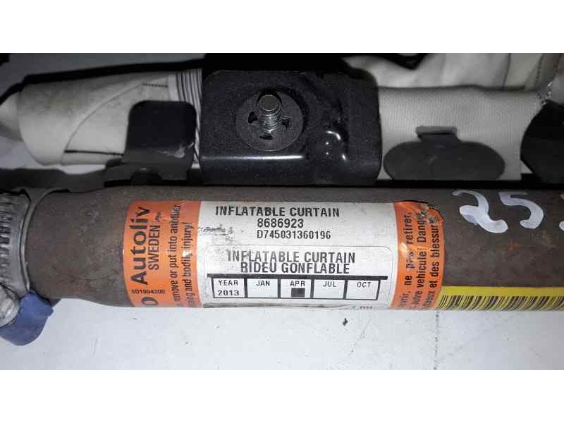 Recambio de airbag cortina delantero derecho para volvo xc90 2.5 t referencia OEM IAM 8686923 25224 