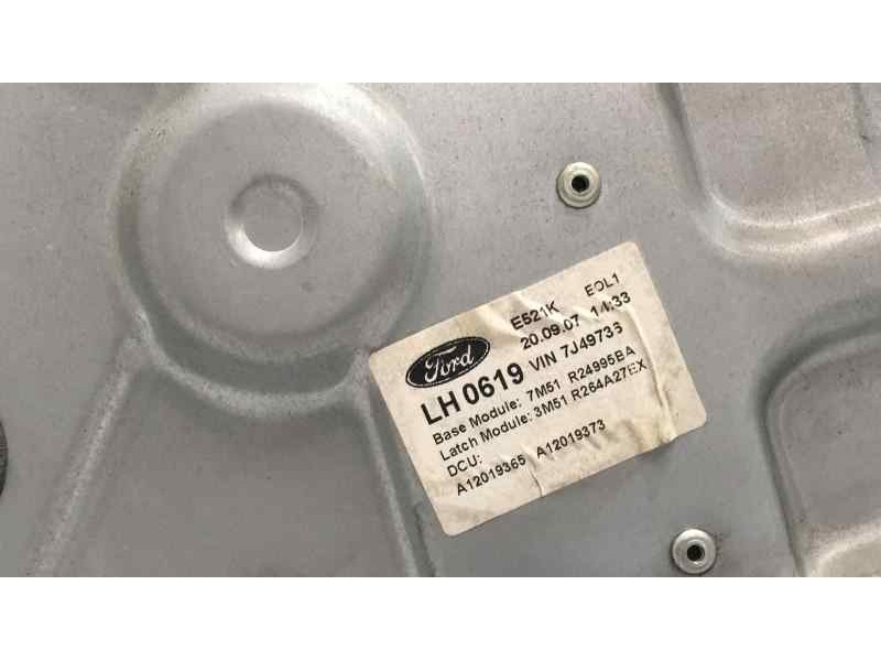 Recambio de elevalunas trasero izquierdo para ford focus c-max (cap) ambiente (d) referencia OEM IAM 7M51R045H23B 44417 