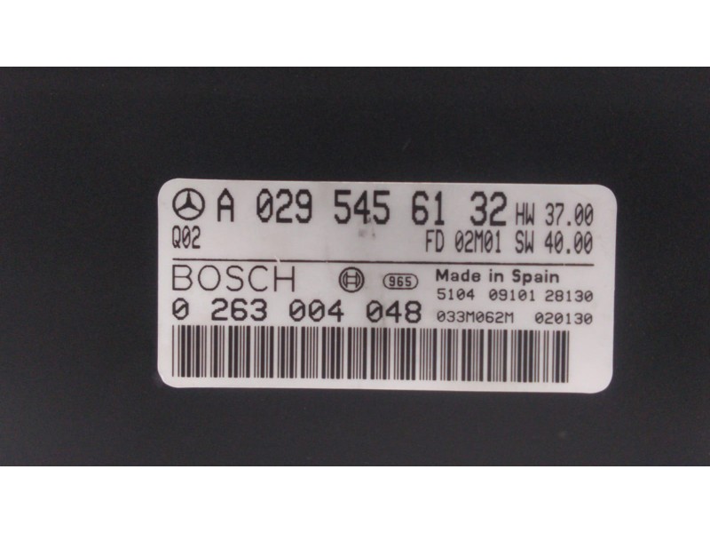 Recambio de modulo electronico para mercedes-benz clase s (w220) berlina 320 cdi (220.026) referencia OEM IAM A0295456132 49933 