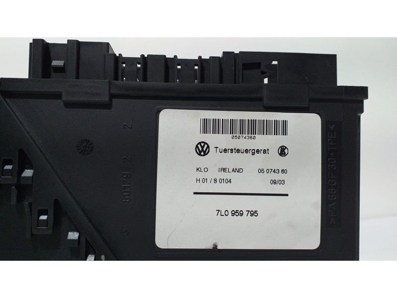 Recambio de motor elevalunas trasero izquierdo para porsche cayenne (typ 9pa) 4.5 v8 cat referencia OEM IAM 7L0959795 61573 