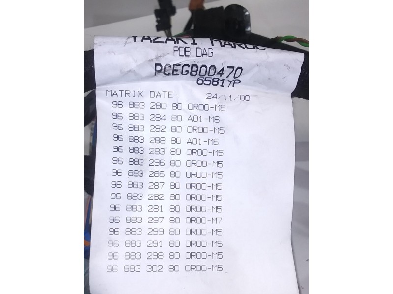 Recambio de motor calefaccion para citroën berlingo cuadro 1.6 16v hdi referencia OEM IAM 9688328080 50117 