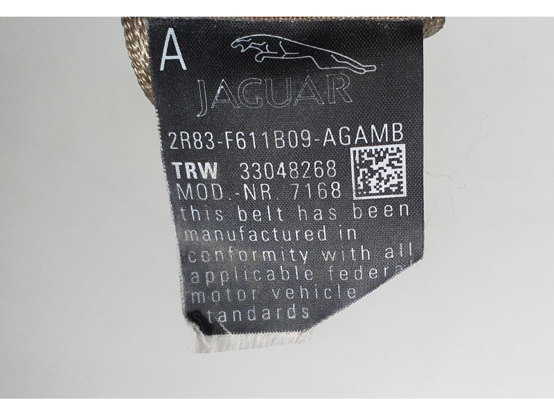 Recambio de cinturon seguridad delantero izquierdo para jaguar s-type 2.7 v6 diesel classic referencia OEM IAM 2R83F611B09 61710
