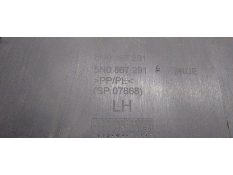 Recambio de molduras delanteras para volkswagen tiguan (5n2) r-line bluemotion referencia OEM IAM 5N0867291A 50138 
