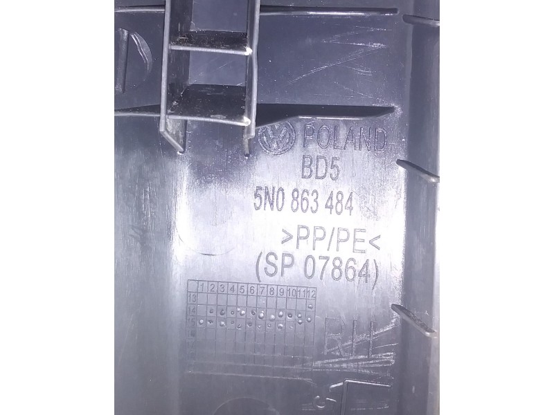 Recambio de molduras delanteras para volkswagen tiguan (5n2) r-line bluemotion referencia OEM IAM 5N0863484 50140 