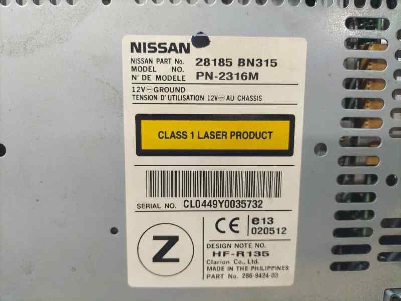 Recambio de sistema audio / radio cd para nissan almera (n16/e) comfort referencia OEM IAM 28185BN315 84530 