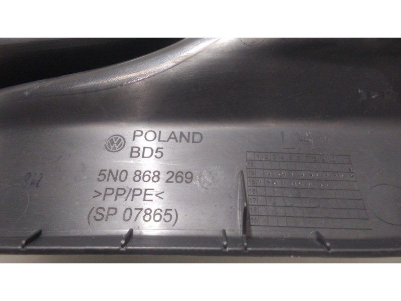 Recambio de molduras traseras para volkswagen tiguan (5n2) r-line bluemotion referencia OEM IAM 5N0868269 50144 
