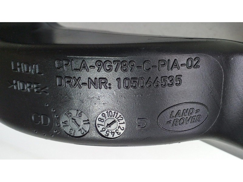 Recambio de tubo para land rover range rover sport autobiography hybrid referencia OEM IAM CPLA9G789C 70549 R