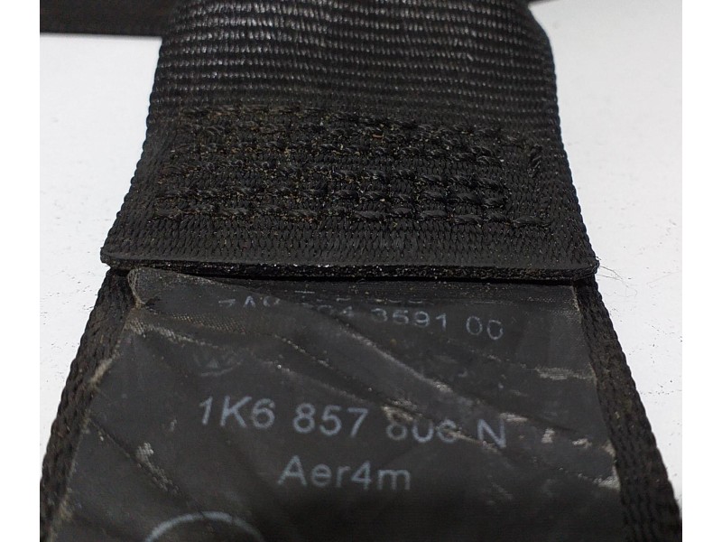 Recambio de cinturon seguridad trasero derecho para volkswagen golf v berlina (1k1) sportline referencia OEM IAM 1K6857806N 6176