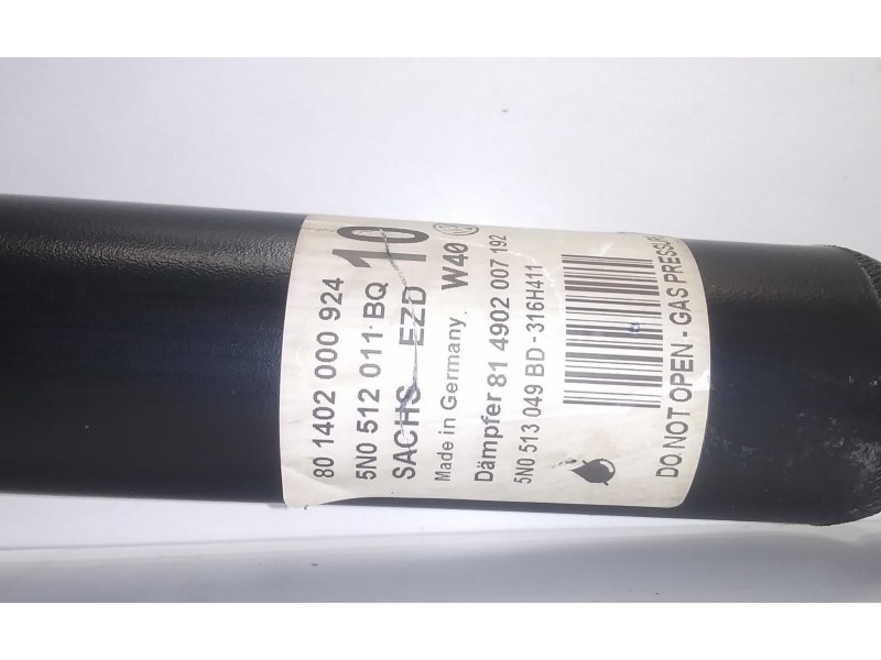 Recambio de amortiguador trasero izquierdo para volkswagen tiguan (5n2) r-line bluemotion referencia OEM IAM 5N0512011BQ 50184 
