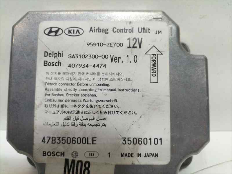 Recambio de centralita airbag para hyundai tucson (jm) 2.0 crdi style referencia OEM IAM 959102E700 84859 R