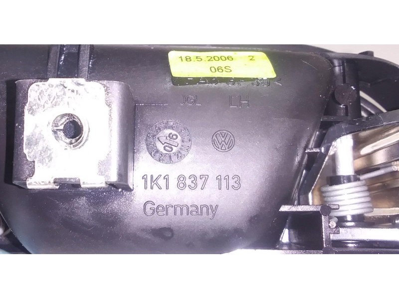 Recambio de maneta interior delantera izquierda para volkswagen golf v berlina (1k1) highline referencia OEM IAM 1K1837113 50290