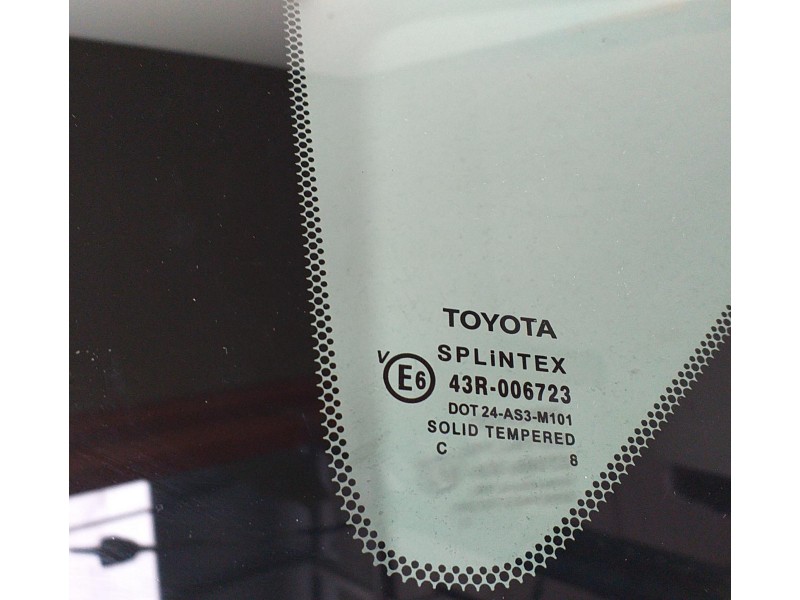 Recambio de luna custodia trasera izquierda para toyota corolla verso (r1) 2,2 d-4d sport referencia OEM IAM 627200F010 61874 