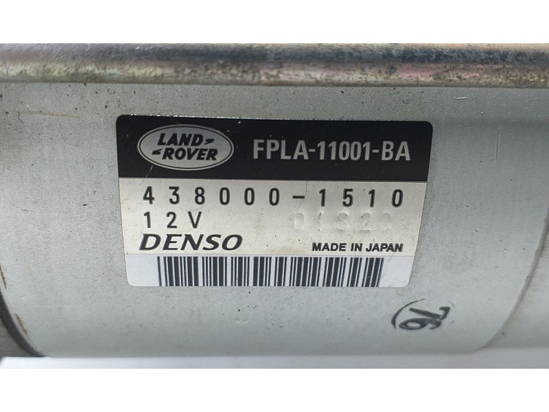 Recambio de motor arranque para land rover range rover sport autobiography hybrid referencia OEM IAM 4380001510 70674 R