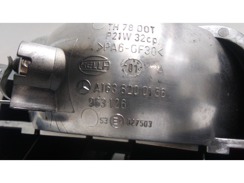 Recambio de luz central de freno para mercedes-benz clase m (w163) 400 cdi (163.128) referencia OEM IAM A1638200156 50478 