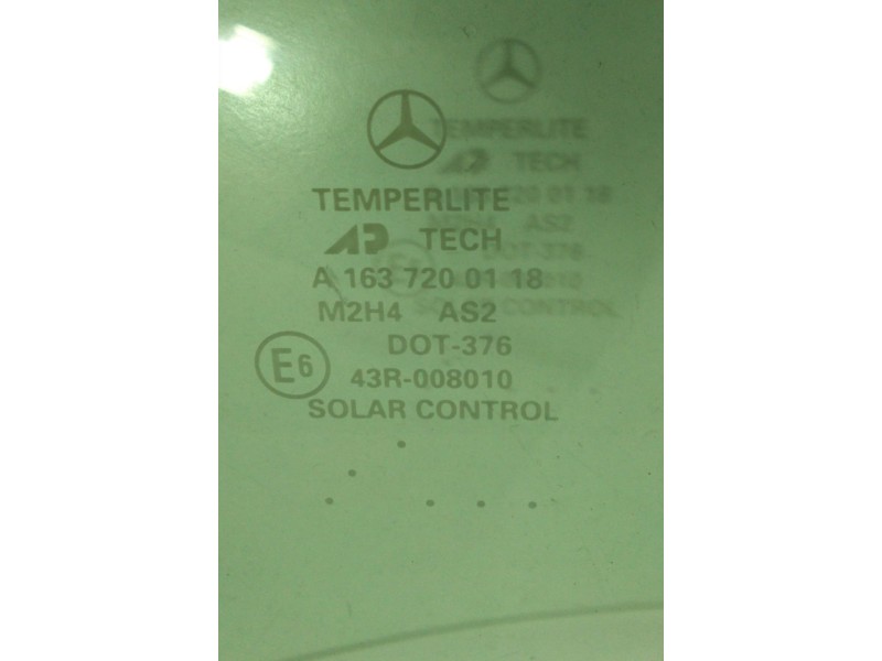 Recambio de luna delantera izquierda para mercedes-benz clase m (w163) 400 cdi (163.128) referencia OEM IAM A1637200118 50503 