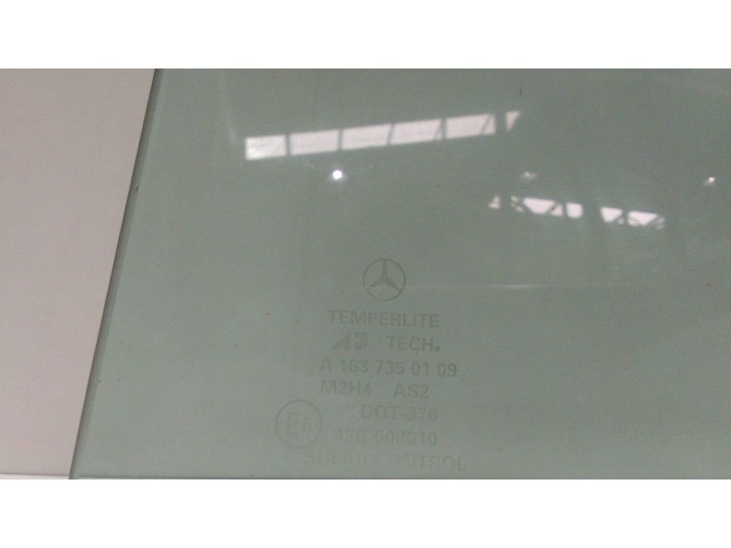 Recambio de luna custodia trasera izquierda para mercedes-benz clase m (w163) 400 cdi (163.128) referencia OEM IAM A1637350109 5