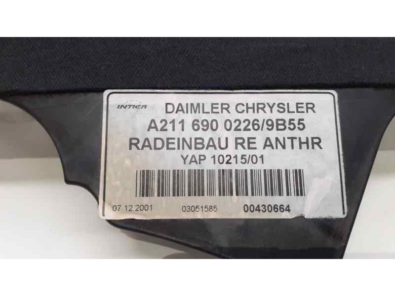 Recambio de guarnecido puerta trasera derecha para mercedes-benz clase e (w211) berlina 2.6 cat referencia OEM IAM A2116900226 3