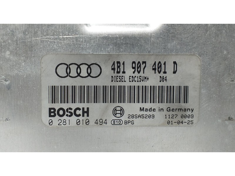 Recambio de centralita motor uce para audi a6 berlina (4b2) 2.5 tdi referencia OEM IAM 4B1907401D 70801 R Recambio de centralita motor uce para audi a6 berlina (4b2) 2.5 tdi referencia OEM IAM 4B1907401D 70801 R