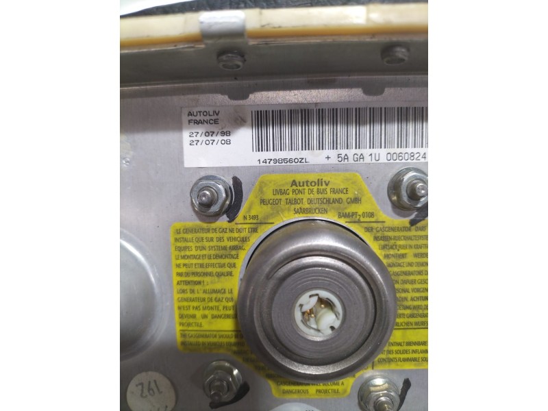 Recambio de airbag delantero izquierdo para peugeot 806 2.1 turbodiesel cat referencia OEM IAM 14798560ZL 79210 
