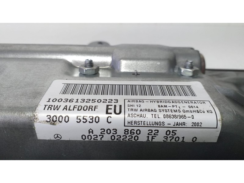 Recambio de airbag lateral delantero derecho para mercedes-benz clase c (w203) sportcoupe c 220 cdi (203.706) referencia OEM IAM