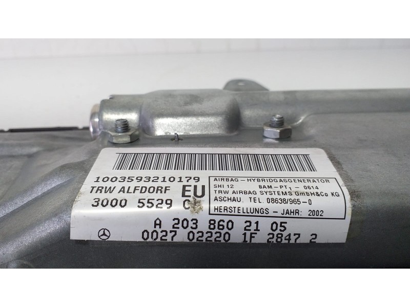 Recambio de airbag lateral delantero izquierdo para mercedes-benz clase c (w203) sportcoupe c 220 cdi (203.706) referencia OEM I