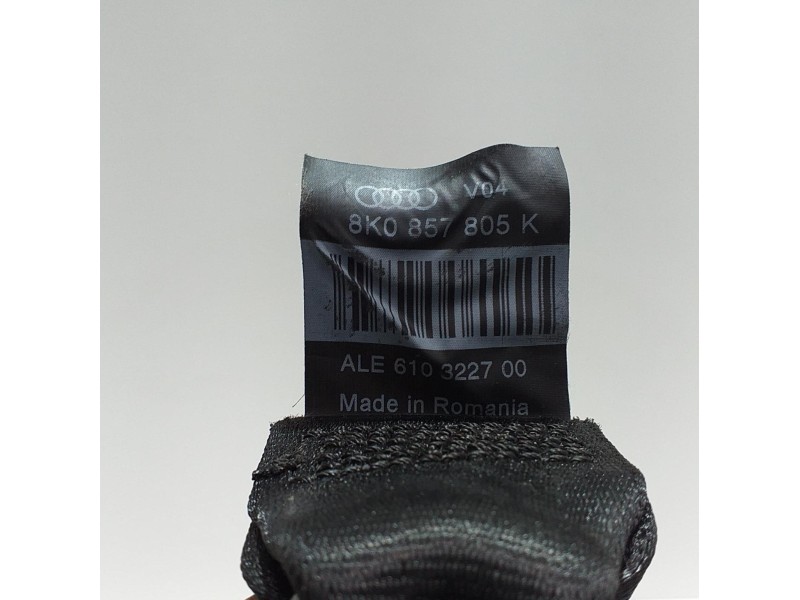 Recambio de cinturon seguridad trasero izquierdo para audi a5 coupe (8t) 3.2 fsi referencia OEM IAM 8K0857805K 50683 