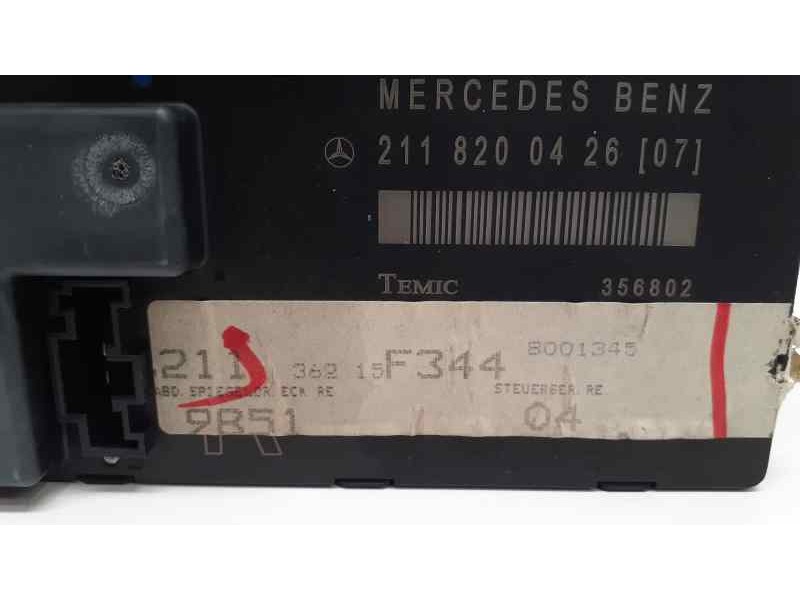 Recambio de modulo electronico para mercedes-benz clase e (w211) berlina 2.6 cat referencia OEM IAM 2118200426 38079 