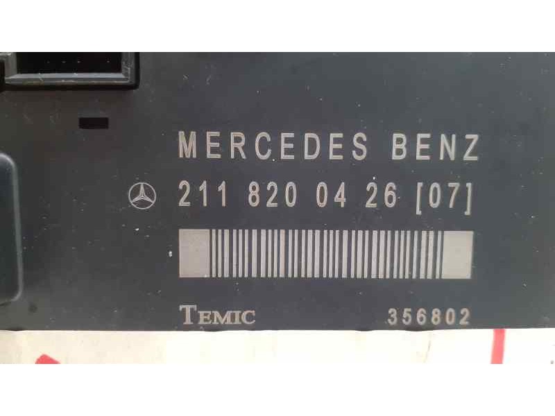 Recambio de modulo electronico para mercedes-benz clase e (w211) berlina 2.6 cat referencia OEM IAM 2118200426 38079 