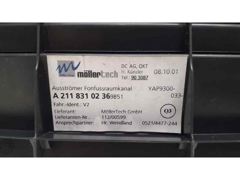 Recambio de molduras traseras para mercedes-benz clase e (w211) berlina 2.6 cat referencia OEM IAM A2118310236 38098 