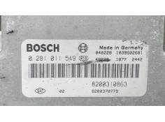 Recambio de centralita motor uce para renault megane ii berlina 3p confort expression referencia OEM IAM 8200310863 70852 R 2