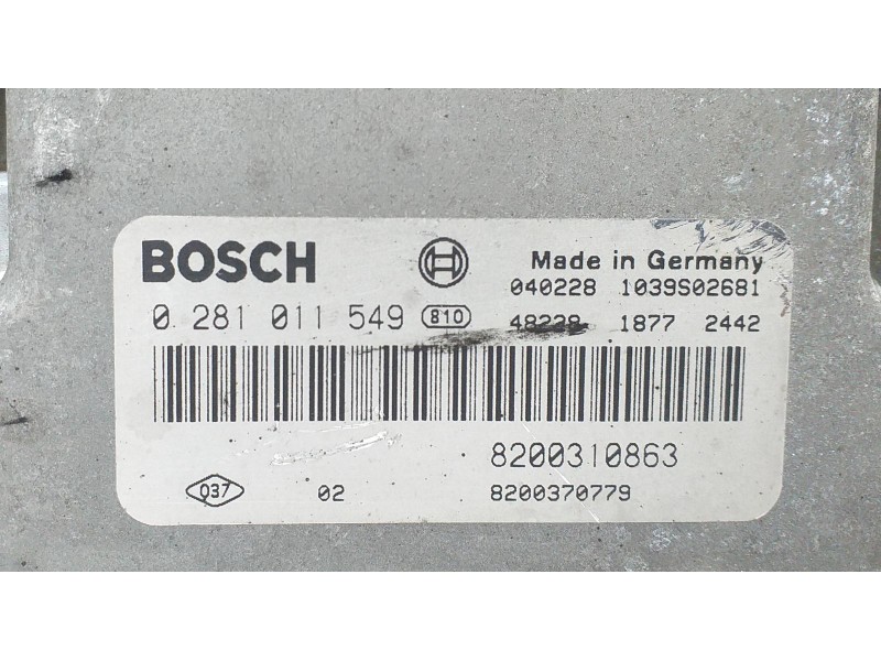 Recambio de centralita motor uce para renault megane ii berlina 3p confort expression referencia OEM IAM 8200310863 70852 R Recambio de centralita motor uce para renault megane ii berlina 3p confort expression referencia OEM IAM 8200310863 70852 R