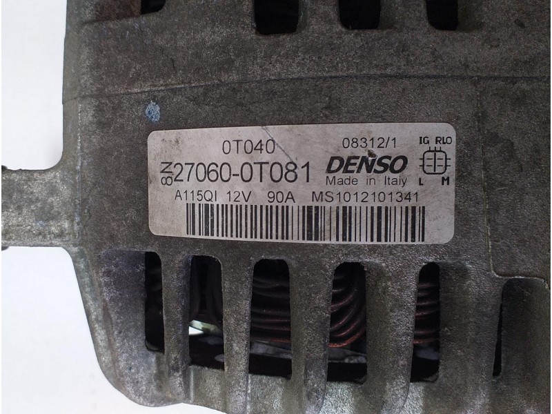 Recambio de alternador para toyota auris active referencia OEM IAM 270600T081 70893 R Recambio de alternador para toyota auris active referencia OEM IAM 270600T081 70893 R