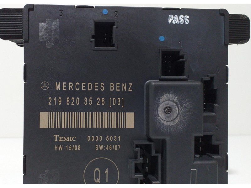 Recambio de modulo confort para mercedes-benz clase cls (w219) 280 / 300 grand edition (219.354) referencia OEM IAM 2198203526 6