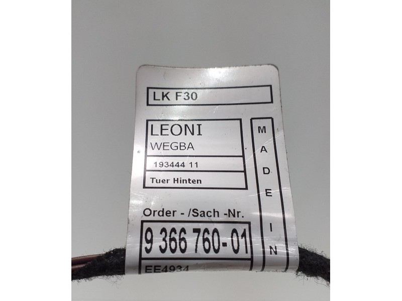 Recambio de puerta trasera derecha para bmw serie 3 touring (f31) 318d referencia OEM IAM 9366760 50819 