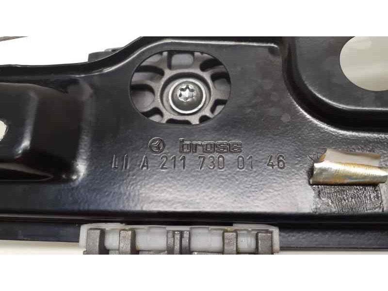 Recambio de elevalunas trasero izquierdo para mercedes-benz clase e (w211) berlina 2.6 cat referencia OEM IAM A2117300146 38160 