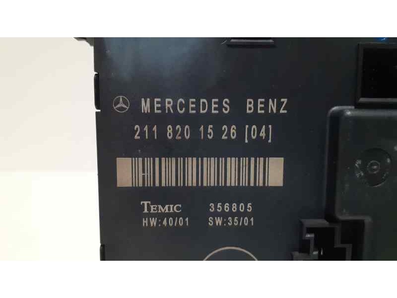 Recambio de modulo electronico para mercedes-benz clase e (w211) berlina 2.6 cat referencia OEM IAM 2118201526 38174 