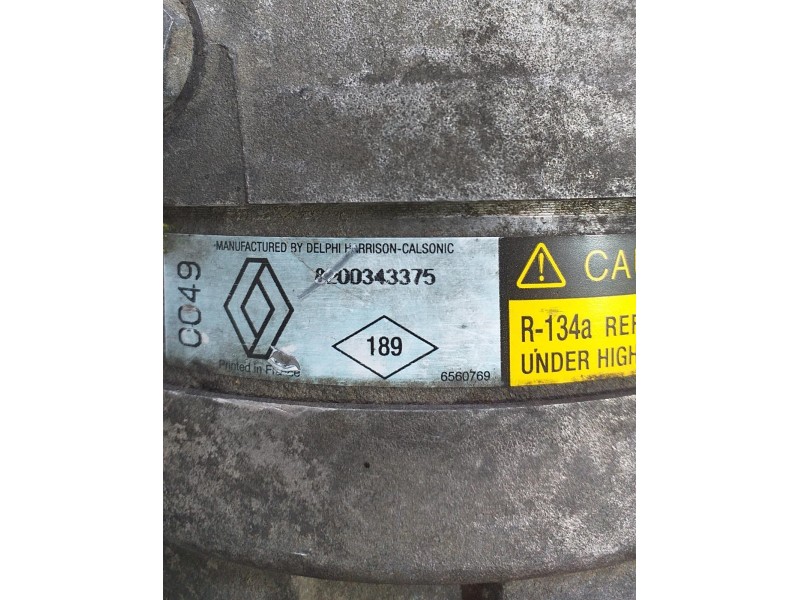 Recambio de compresor aire acondicionado para renault laguna ii (bg0) confort dynamique referencia OEM IAM 8200343375 71004 R Recambio de compresor aire acondicionado para renault laguna ii (bg0) confort dynamique referencia OEM IAM 8200343375 71004 R