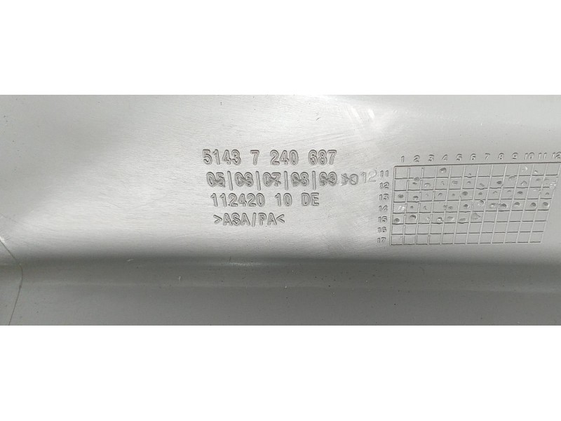 Recambio de molduras traseras para bmw serie 3 touring (f31) 318d referencia OEM IAM 51437240687 50858 