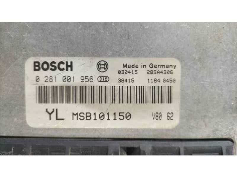 Recambio de centralita motor uce para mg mg zr 100 d referencia OEM IAM MSB101150 82898 