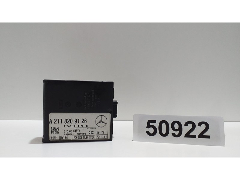 Recambio de modulo electronico para mercedes-benz clase sl (w230) roadster 500 (230.475) referencia OEM IAM A2118209126 50922 