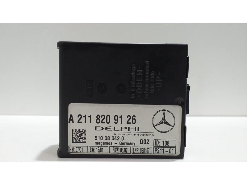 Recambio de modulo electronico para mercedes-benz clase sl (w230) roadster 500 (230.475) referencia OEM IAM A2118209126 50922 